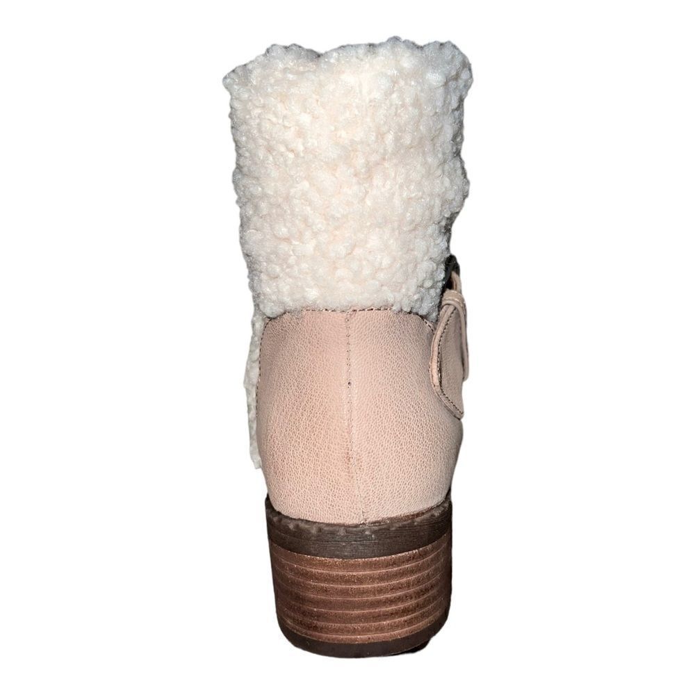 Gentle Souls Womens Best Slit Moto Cozy Boots Mushroom Beige 11M New - Picture 5 of 8